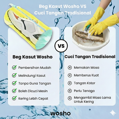 WOSHO Shoe Cleaner Bag